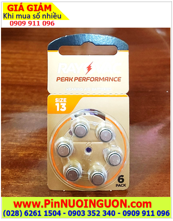 Pin máy trợ thính Rayovac PR48 /Pin số 13, Pin máy điếc Rayovac PR48 /Pin 13 chính hãng _Xuất xứ ANH